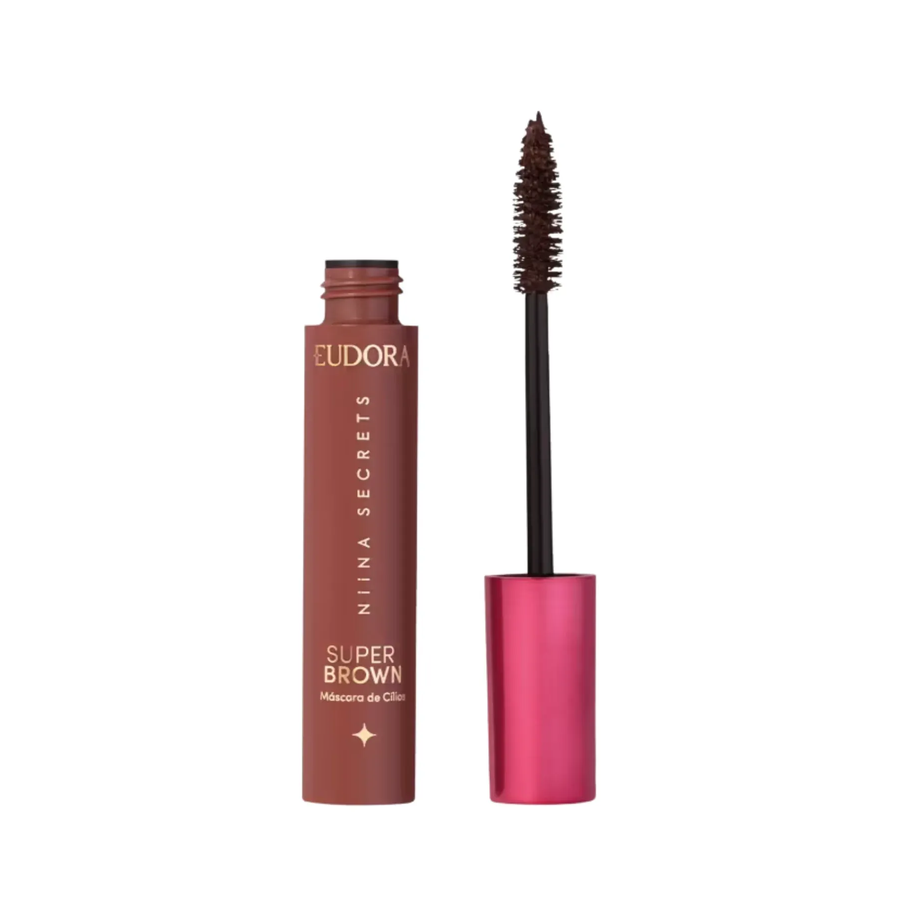 Máscara de Cílios Niina Secrets Super Brown Neutrals 10g
